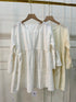 Cotton Embroidered Peplum Tiered Tops